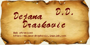 Dejana Drašković vizit kartica